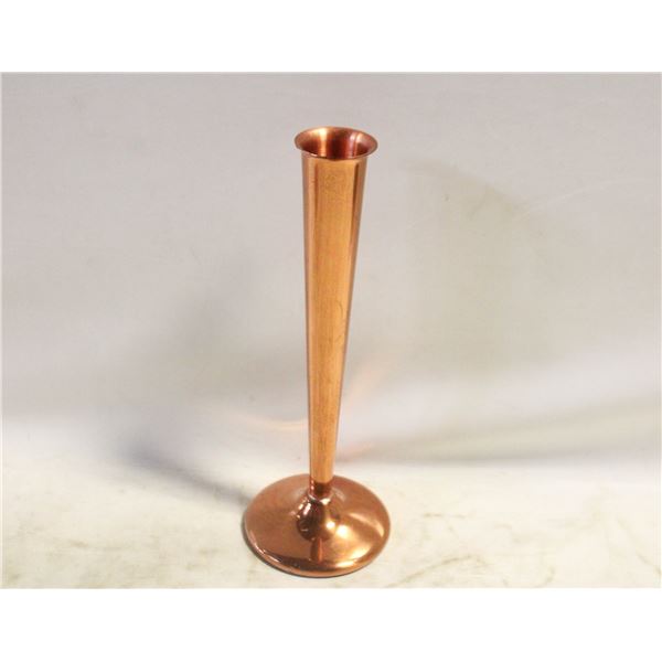 VINTAGE COPPER BUD VASE