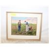 Image 1 : VINTAGE HAND CRAFTED NEEDLE POINT FRAMED ART