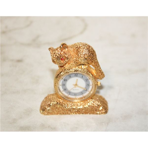 VINTAGE MINIATURE DESK CLOCK