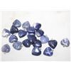 Image 1 : LOT OF 20 SODALITE HEART SHAPED PENDANTS