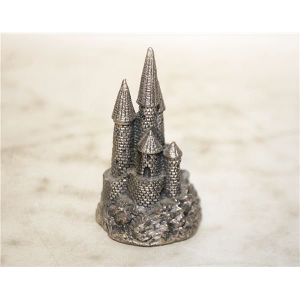 VINTAGE PEWTER CASTLE