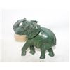 Image 1 : GREENSTONE ELEPHANT FIGURE