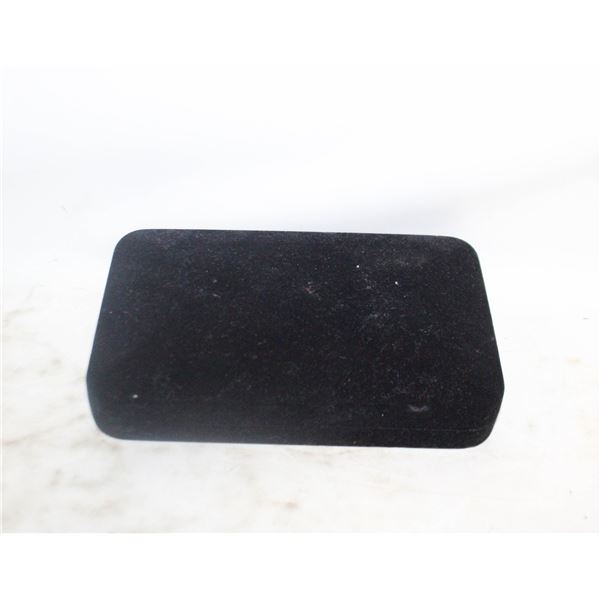 VINTAGE BLACK VELVET VASE