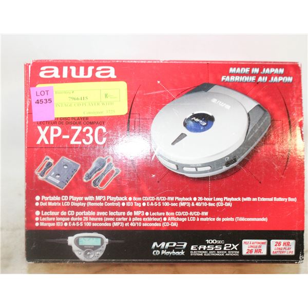 AIWA VINTAGE CD PLAYER WITH BOX