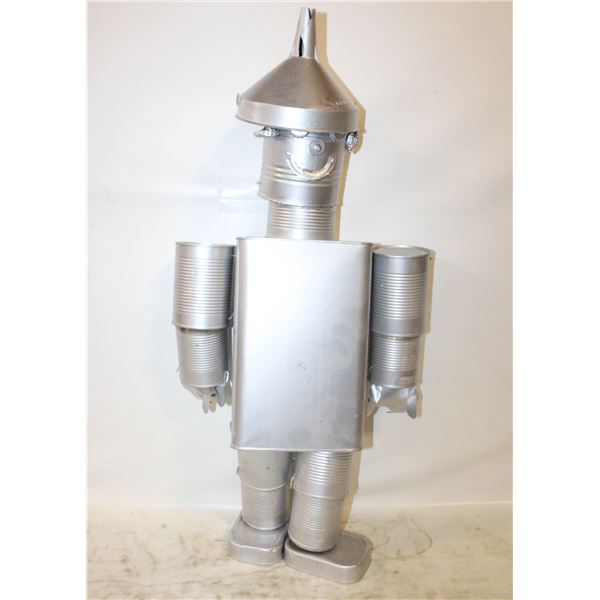 FOLK ART TIN MAN WIND CHIME