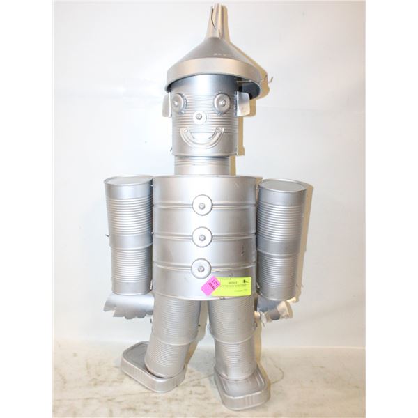 FOLK ART TIN MAN WIND CHIME
