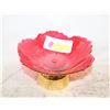 Image 1 : RED PETAL SHAPED ACCENT BOWL