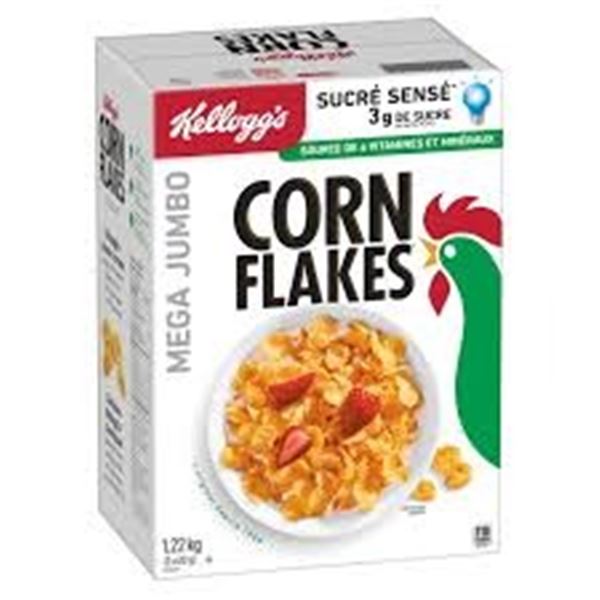 NEW 2 PACK OF KELLOGG'S CORN FLAKES - 2 X 610G