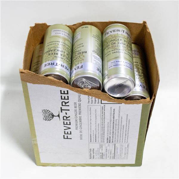BOX OF 19 FEVER-TREE GINGER BEER - BOLD & SPICY