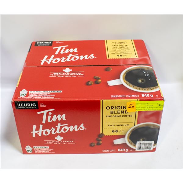BOX OF 79 TIM HORTONS ORIGINAL BLEND MEDIUM ROAST