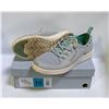 Image 1 : HURLEY WOMENS CASUAL SHOE GREY & GREEN SIZE 10