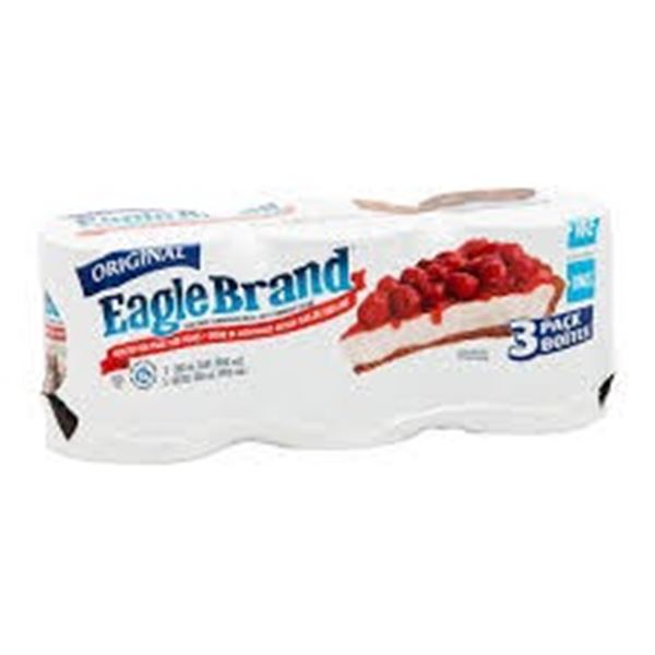 NEW 3 PACK OF EAGLE BRAND SWEETENED CONDENSED MILK