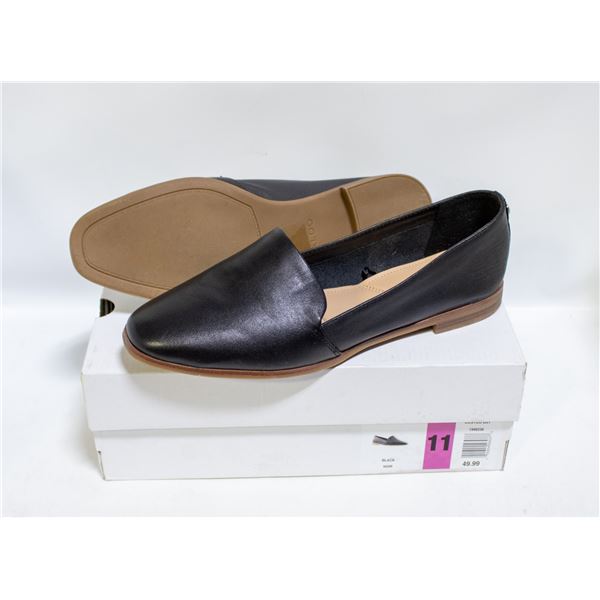 ALDO WOMENS LEATHER FALTS BLACK SIZE 11