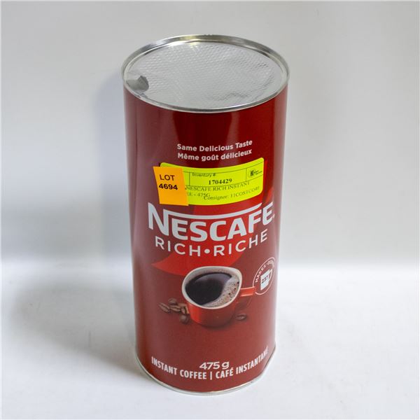 NEW NESCAFE RICH INSTANT COFFEE - 475G