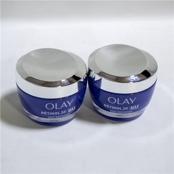 2 PACK OF OLAY EVERY NIGHT RETINOL24 MAX HYDRATION