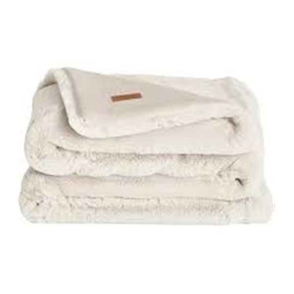NEW KOOLABURRA THROW BLANKET WHITE - 50 X 70"