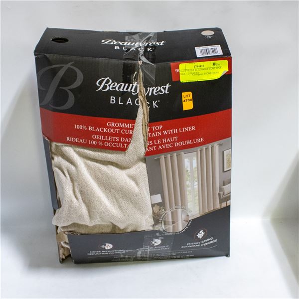 BEAUTYREST BLACKOUT CURTAINS BEIGE - 2 PANELS