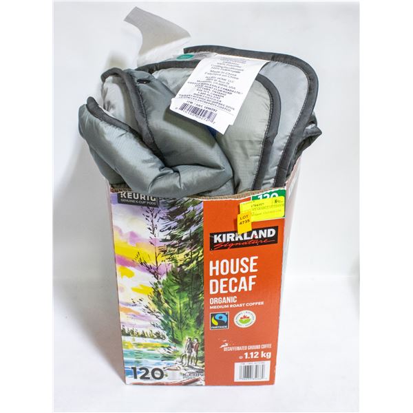 BELOW ZERO WEARABLE OUTDOOR BLANKET GREY
