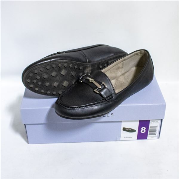 AEROSOL WOMENS FLAT SHOE BLACK SIZE 8