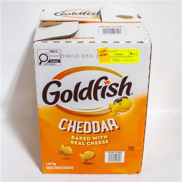 GOLDFISH CRACKERS CHEDDAR FLAVOUR - 0.82KG