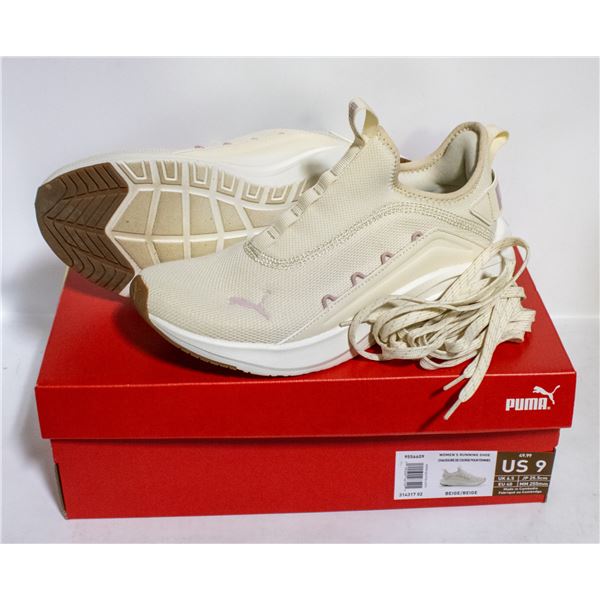 PUMA WOMENS RUNNING SHOE BEIGE SIZE 9