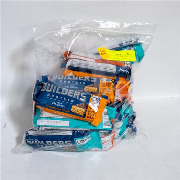 BAG OF 18 CLIF BUILDERS PROTEIN BARS