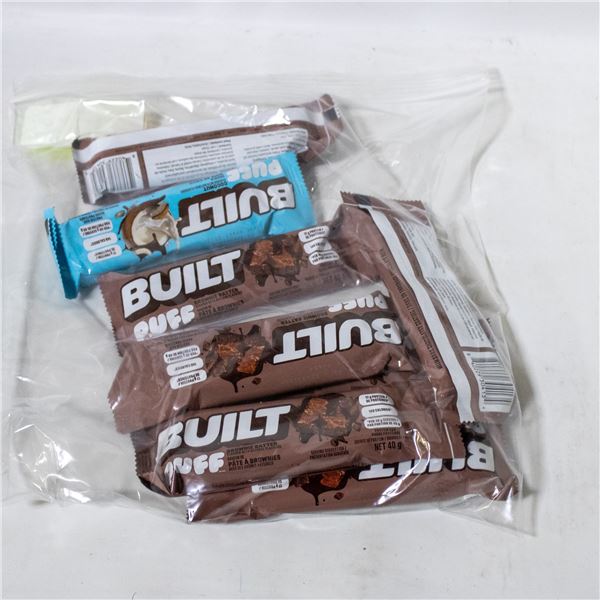 BAG OF 8 BUILT PUFF PROTEIN BARS BROWNIE BATTER &