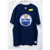 Image 1 : NHL EDMONTON OILERS CREW NECK T-SHIRT BLUE SIZE M