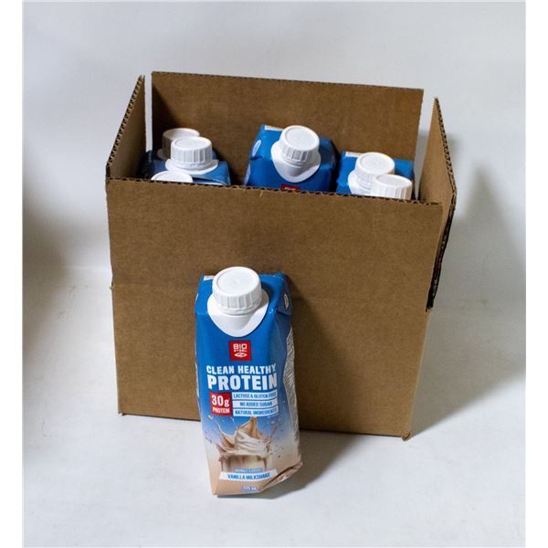BOX OF 9 BIOSTEEL PROTEIN VANILLA MILKSHAKE DRINK