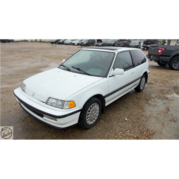 TOW YARD SEIZURE: 1991 HONDA CIVIC SI MANUAL SEDAN
