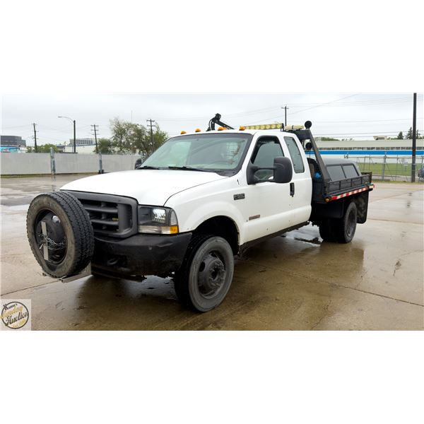 2004 FORD F-550 DIESEL DUALLY PICKUP 6.0 V/8