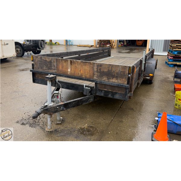 20' DUAL AXLE FLATDECK TRAILER