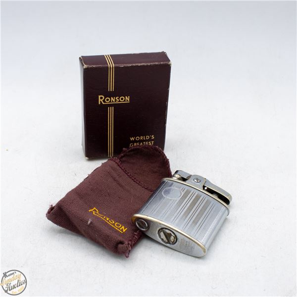 1950S RONSON LIGHTER W BOX