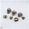 Image 1 : LOT OF SKULL RINGS ASSORTED