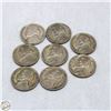 Image 1 : 1942-45 SILVER WW2 US NICKELS LOT 8
