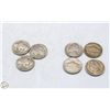 Image 1 : 7 VINTAGE BUFFALO ETC US NICKEL LOT