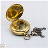 Image 1 : VINTAGE BRASS POCKET COMPASS
