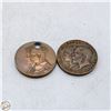 Image 1 : PAIR 1927 & 1937 ROYAL VISIT COINS