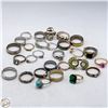 Image 1 : LOT OF ASSORTED RINGS VARIOUS