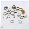 Image 1 : LOT OF ASSORTED RINGS VARIOUS