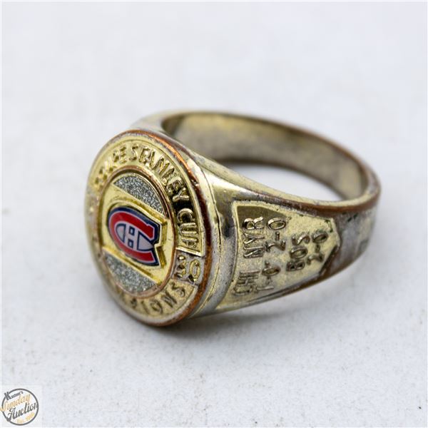 REPLICA 1930 CANADIANS STANLEY CUP RING SIZE 11