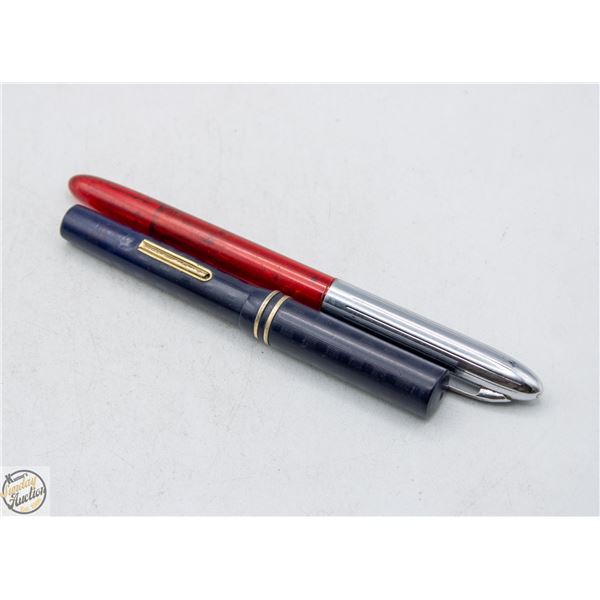 PAIR ANTIQUE FOUNTAIN PENS UNTESTED