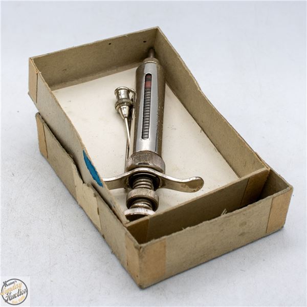 ANTIQUE GLASS SYRINGE SET