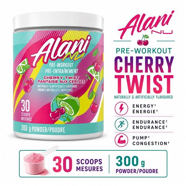 ALANI NU CHERRY TWIST PRE-WORKOUT BB 06/26