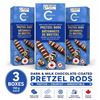Image 1 : 3 COMPLIMENTS CHOCOLATE PRETZEL RODS 150G BB