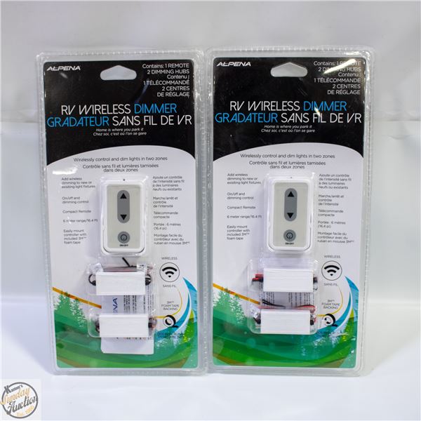 NEW 2 ALPENA RV WIRELESS DIMMERS