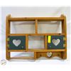 Image 1 : WOODEN KITCHEN SHELF 4" X 20" X 25"