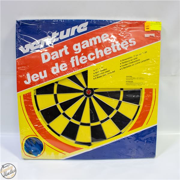 VINTAGE (SEALED) ZELLERS DART BOARD