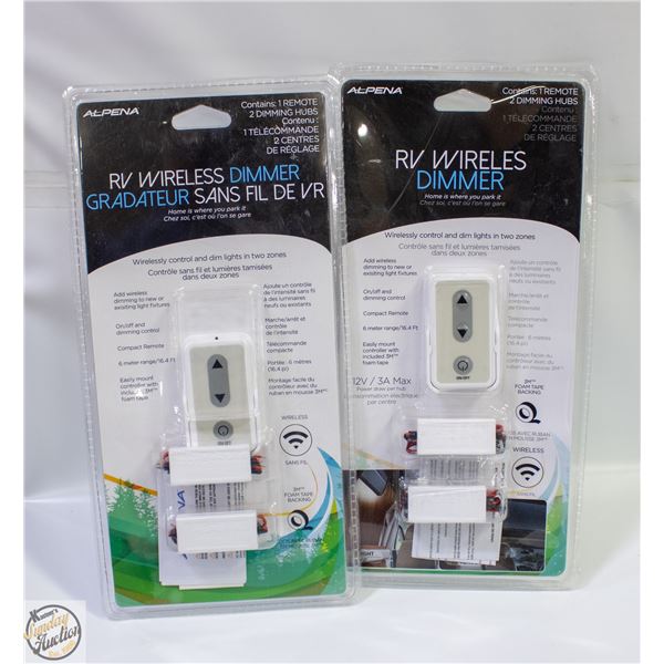 NEW 2 ALPENA RV WIRELESS DIMMERS