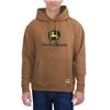 Image 1 : NEW JOHN DEERE PULL OVER HOODIE BROWN SIZE SMALL